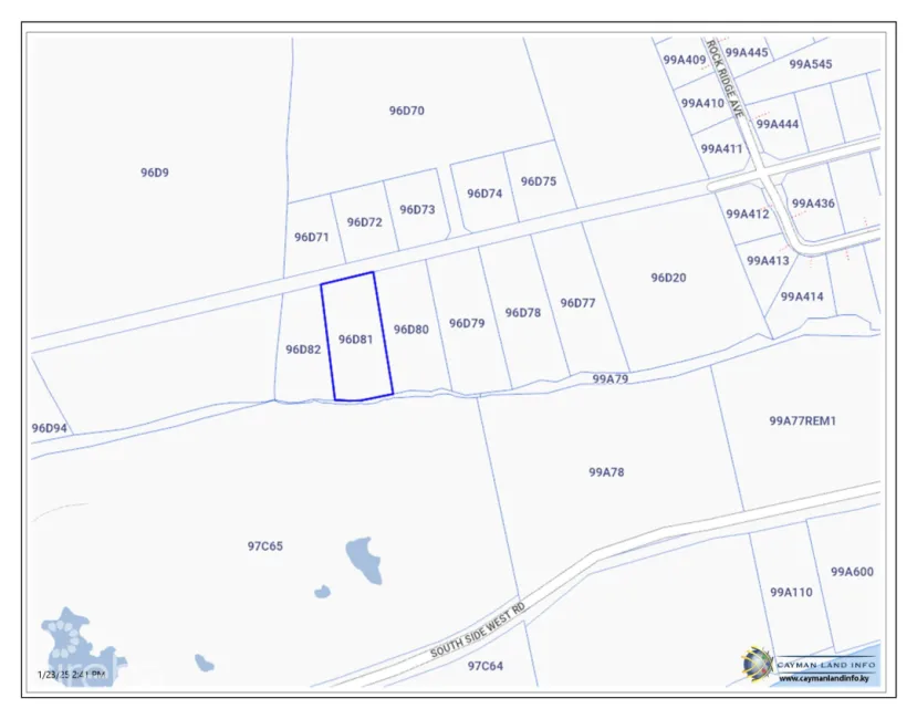 BRAC BLUFF EDGE LAND .70 ACRE
