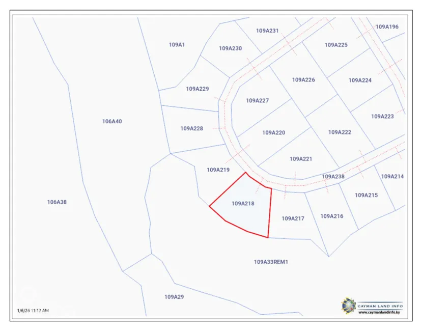 CAYMAN BRAC BLUFF LOT  (.2901 ACRE)